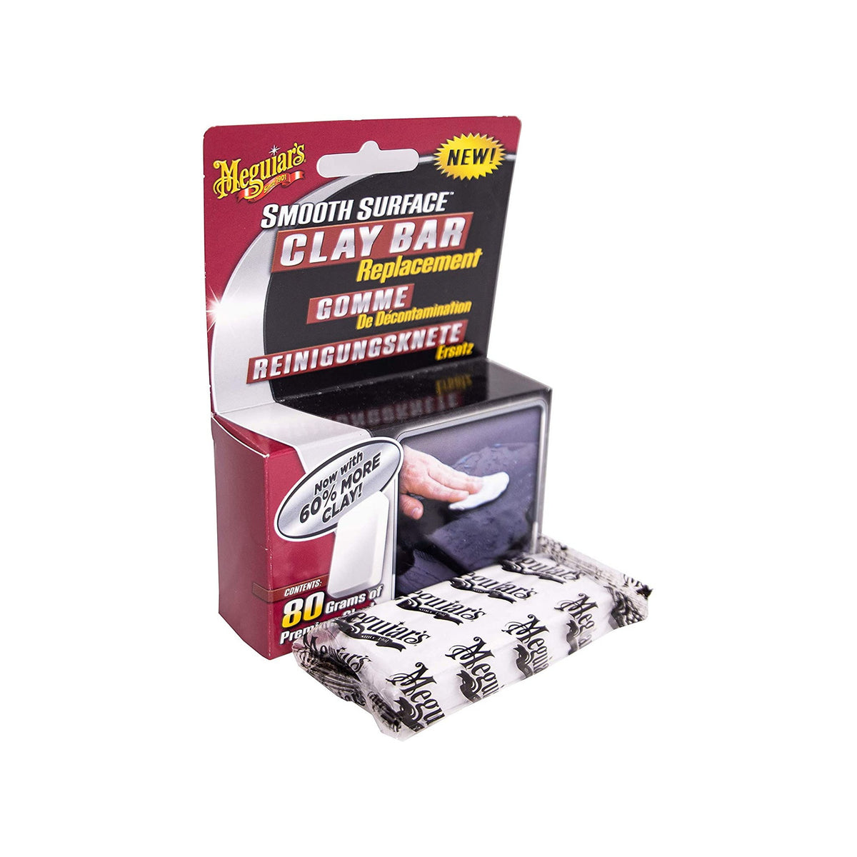 Meguiars SMOOTH SURFACE Clay Bar Replacement Reinigungsknete 1 Stück