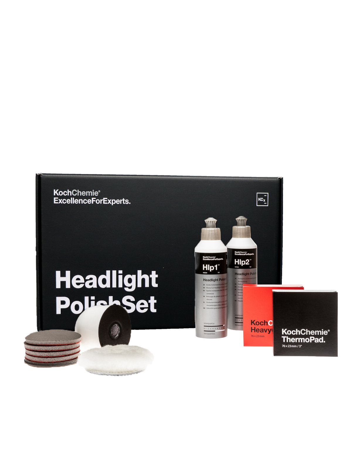 Headlight Polish Set Scheinwerfer-Aufbereitungsset