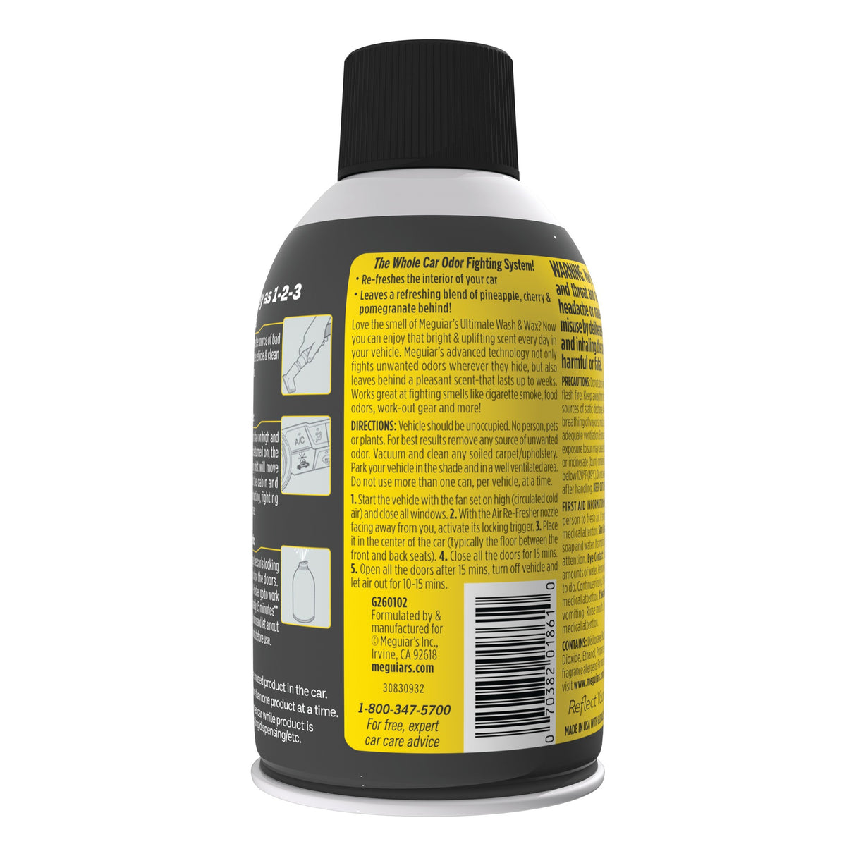 Meguiars ULTIMATE Whole Car Air Re-Fresher Lufterfrischer Aerosol 59 ml