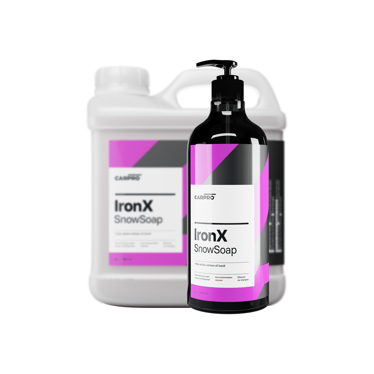 "IronX SS" Snow Soap Autoshampoo mit Flugrostentferner