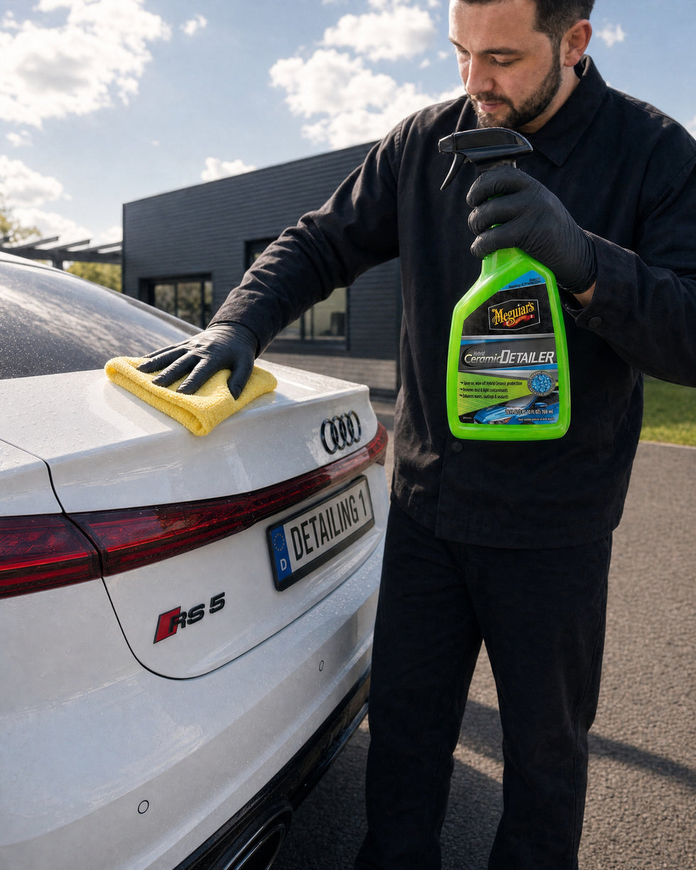 Detailing1 Hero: Meguiar's Hybrid Ceramic Detailer Quick Detailer, Lackglanz erhalten (Mobile)