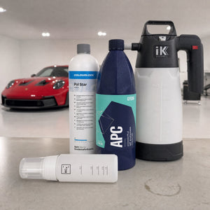 Detailing1 Auto-Reinigungsset "Innenraum" — GYEON Q²M APC 1 Liter + COLOURLOCK „Pol Star“ 1 Liter + Foamer Bottle + iK Spraye