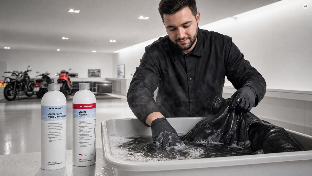 Washing leather — machine, fur & colour protection — COLOURLOCK