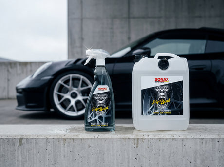 SONAX FelgenBeast 1L Sprühflasche und 5L Kanister Detailing1