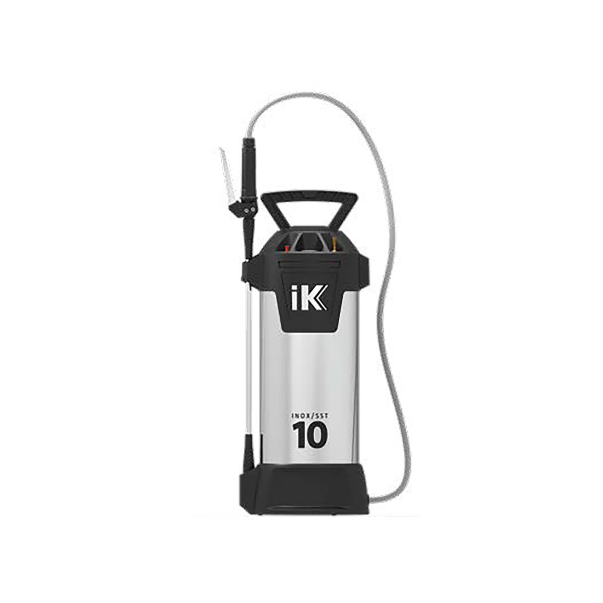 "iK INOX" 10 Druckpumpzerstäuber mit Kompressorventil für Lösungsmittel (aus Edelstahl)