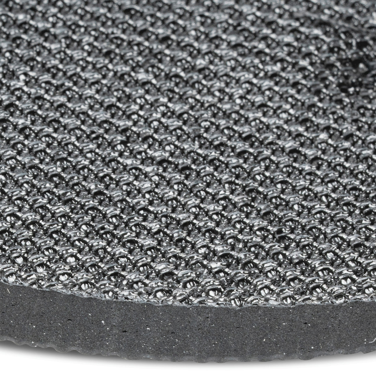 Oberflächenstruktur der Unterseite des COLOURLOCK "Polishing Pad Holder" Polierpad-Halters