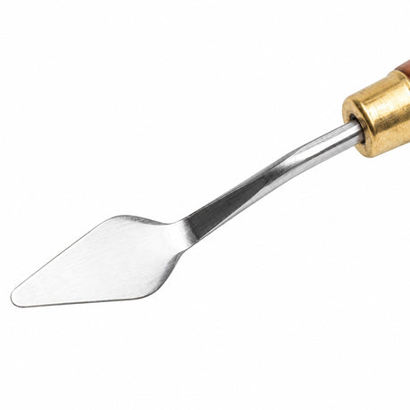 Flache Werkzeugspitze des COLOURLOCK "Spatula Short flat" Lederreparaturspachtels