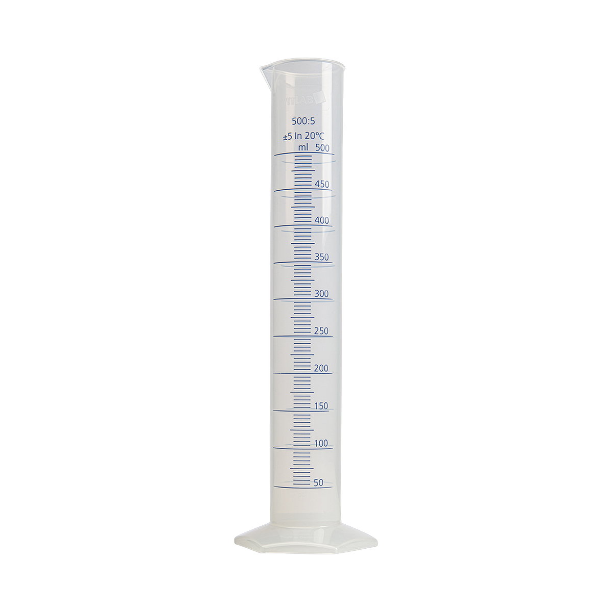 Koch-Chemie Measuring Cylinder — Messzylinder mit Volumenskala 1 Stück / 500 ml