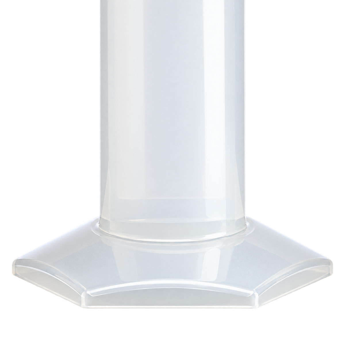 Standfuß und unterer Zylinderansatz des Koch-Chemie Measuring Cylinder Messzylinders