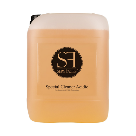 servFaces Special Cleaner "Acidic" (High-Concentrate) — Zure reiniger 10 liter