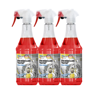 Detailing1 TUGA Chemie Aluminium-Teufel® (Rot) Felgenreiniger — 3× 1 Liter Vorteilsset
