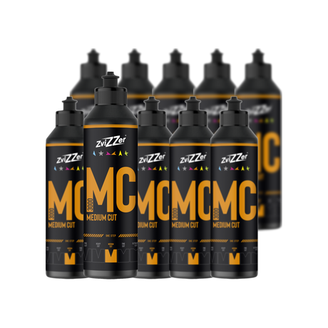 ZviZZer MC 3000 "Medium Cut" (Orange) — One-Step-Politur 250 ml / 10er-Set