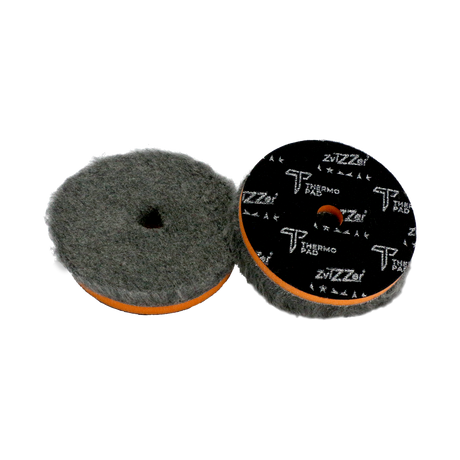 ZviZZer Thermo Nano Wool Pad (Orange) — Thermo-Wollpad Ø 130/25/130 mm / 1 Stück